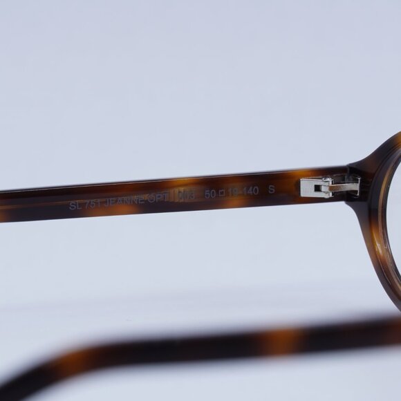 ?️ New Saint Laurent SL751JEANNE OPT 003 Eyeglasses - Shiny Havana Frame main image 8